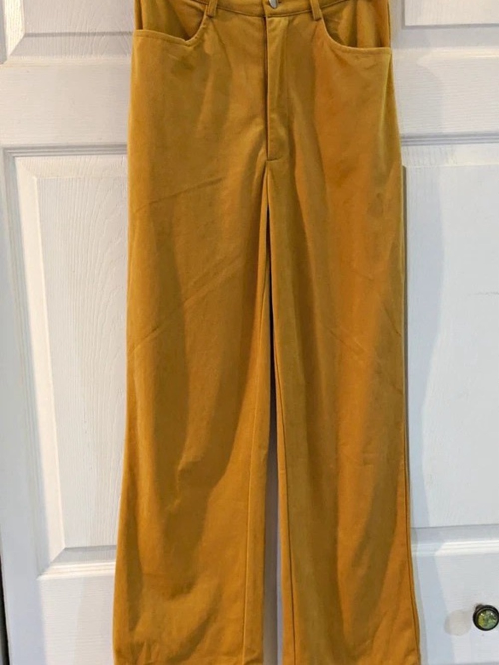Cider Kids Corduroy Wide-Leg Pants in Mustard Yellow